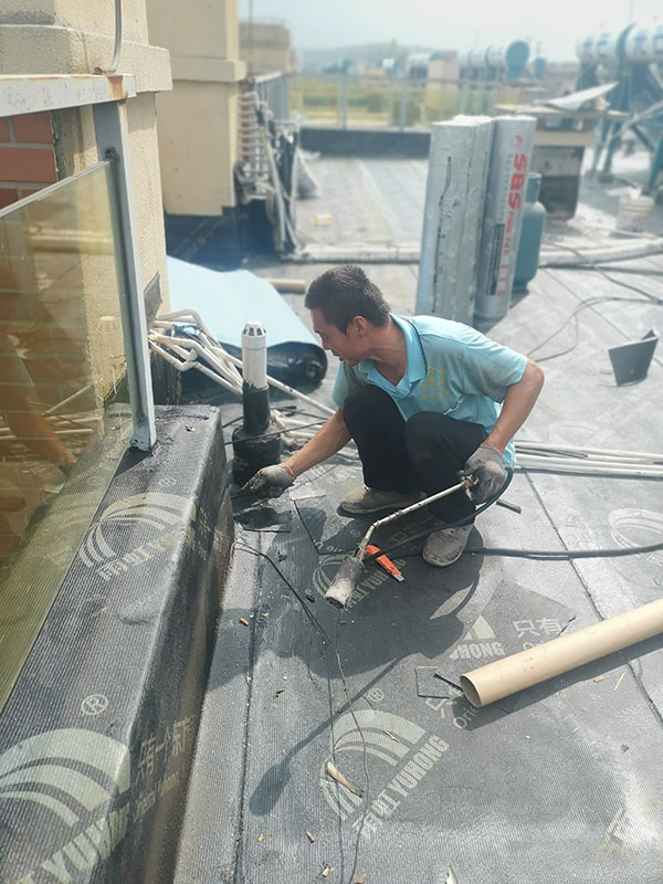 屋面防水卷材施工
